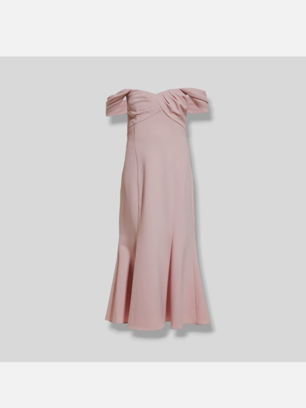 Shoshanna Suzanna Off-the-Shoulder Crepe Dress Size 10 New with Tags